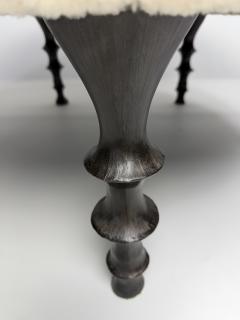  Bourgeois Boheme Atelier St Paul Ottoman Silicon Bronze and Natural Shearling - 4515675