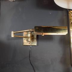  Boyd Lighting Co Mid Century Modernist Swing Arm Brass Sconces by Boyd Lighting - 1539900