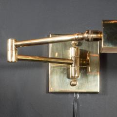  Boyd Lighting Co Mid Century Modernist Swing Arm Brass Sconces by Boyd Lighting - 1539903