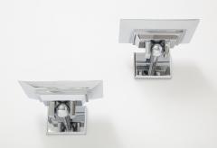  Boyd Lighting Co Polished Chrome Minimalist Sconces by Boyd Lighting 2 Pairs Available  - 1006125