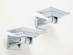  Boyd Lighting Co Polished Chrome Minimalist Sconces by Boyd Lighting 2 Pairs Available  - 1006126