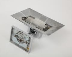  Boyd Lighting Co Polished Chrome Minimalist Sconces by Boyd Lighting 2 Pairs Available  - 1006131