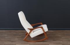  Br derna Anderssons Danish modern Teak Boucle Rocking Chair by Broderna Anderssons - 3516308