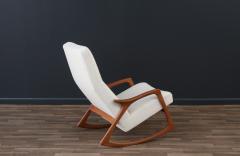 Br derna Anderssons Danish modern Teak Boucle Rocking Chair by Broderna Anderssons - 3516309