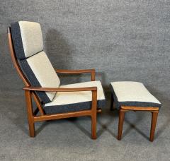  Br derna Anderssons Vintage Danish Mid Century Teak Lounge Chair and Ottoman by Broderna Andersson - 3347246