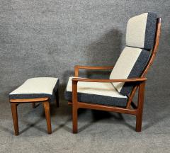  Br derna Anderssons Vintage Danish Mid Century Teak Lounge Chair and Ottoman by Broderna Andersson - 3347247