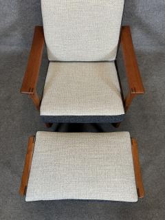  Br derna Anderssons Vintage Danish Mid Century Teak Lounge Chair and Ottoman by Broderna Andersson - 3347251