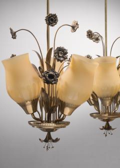  Br derna Malmstr ms Metallvarufabrik Br derna Malmstr ms pair of chandeliers - 2101451