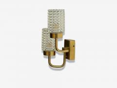  Br derna Malmstr ms Metallvarufabrik Malm Metallvarufabrik Glass Patinated Brass Wall Sconces Sweden 1960s - 4123074