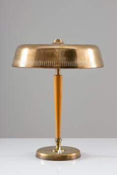  Br derna Malmstr ms Metallvarufabrik Swedish Midcentury Table Lamp in Brass by Br derna Malmstr ms Metallvarufabrik - 1247448