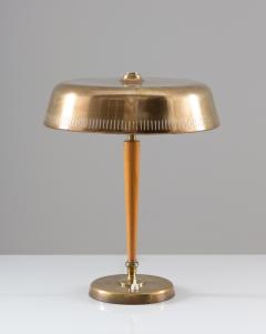  Br derna Malmstr ms Metallvarufabrik Swedish Midcentury Table Lamp in Brass by Br derna Malmstr ms Metallvarufabrik - 1247449