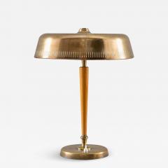  Br derna Malmstr ms Metallvarufabrik Swedish Midcentury Table Lamp in Brass by Br derna Malmstr ms Metallvarufabrik - 1249057