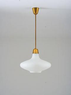  Br derna Malmstr ms Metallvarufabrik Swedish Modern Pendant Brass and Glass by Br derna Malmstr m - 3616365