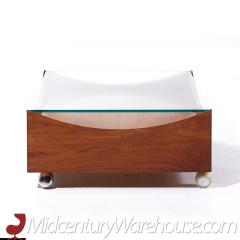  Bramin M bler Bramin Mobler Mid Century Danish Rosewood and Glass Coffee Table - 3694317