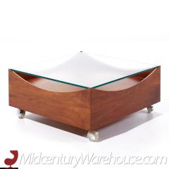  Bramin M bler Bramin Mobler Mid Century Danish Rosewood and Glass Coffee Table - 3694318