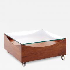  Bramin M bler Bramin Mobler Mid Century Danish Rosewood and Glass Coffee Table - 3758456