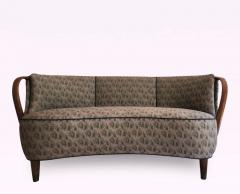  Bramin M bler Danish MCM Banana Sofa with Bent Beech Arms - 4103057