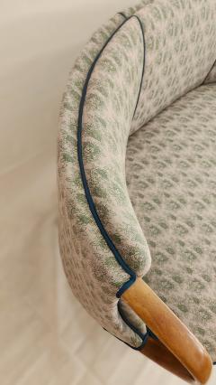  Bramin M bler Danish MCM Banana Sofa with Bent Beech Arms - 4103061