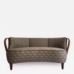  Bramin M bler Danish MCM Banana Sofa with Bent Beech Arms - 4103143