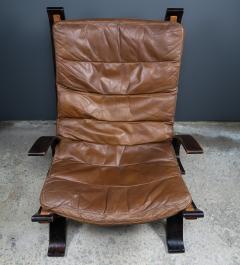  Bramin M bler Focus Leather and Bentwood Lounge Chair 1970s Bramin Denmark - 2142140