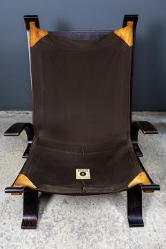  Bramin M bler Focus Leather and Bentwood Lounge Chair 1970s Bramin Denmark - 2142141