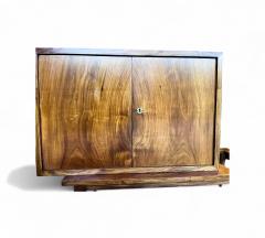  Branco Preto Bar with Side Table in Hardwood Glass Branco e Preto 1950s Lot 383A - 4302114