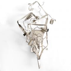  Brand Van Egmond William Brand pair of Delphinium sconces for Brand Van Egmond nickel finish  - 4456085