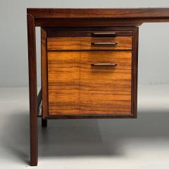  Brande M belfabrik Henry Rosengren Danish Mid Century Modern Floating Desk Brazilian Rosewood - 3534545