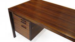  Brande M belfabrik Henry Rosengren Hansen Danish Rosewood Executive Desk - 1203712