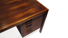  Brande M belfabrik Henry Rosengren Hansen Danish Rosewood Executive Desk - 1203715