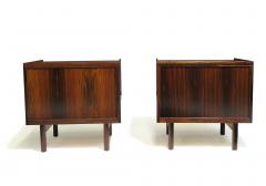  Brande M belfabrik Pair Ib Kofod Larsen for Brandi Moblefabrik Brazilian Rosewood Nightstands - 4235493