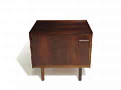  Brande M belfabrik Pair Ib Kofod Larsen for Brandi Moblefabrik Brazilian Rosewood Nightstands - 4235495