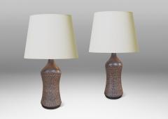  Brandi Keramik Pair of Table Lamps by Henry Brandi - 4462156