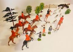  Britains Assembled Hunt Scene by Britains Ltd Toy Civilians Mid 20th Century - 2186820