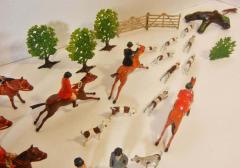  Britains Assembled Hunt Scene by Britains Ltd Toy Civilians Mid 20th Century - 2186863