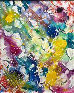  Brittany Murphy Contemporary Abstract Painting on Canvas by Brittany Murphy - 3579161