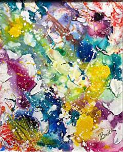  Brittany Murphy Contemporary Abstract Painting on Canvas by Brittany Murphy - 3590857