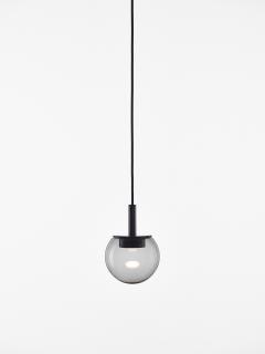  Brokis Large Orbis 500 in Smoke Grey Blown Glass Pendant Lamp for Brokis - 2903223