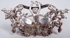  Brook Son Set of 4 Scottish Victorian Drumming Monkey Place Card Holders 1899 - 4424611