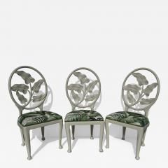  Brown Jordan Furniture Set of Aluminum Tropical Patio Chairs - 4491291