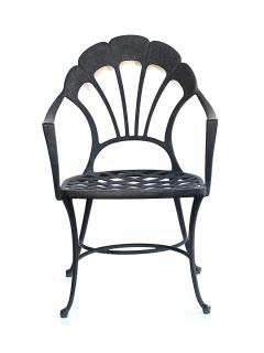  Brown Jordan Furniture Vintage Brown Jordan Aluminum Outdoor Round Table with Four Chairs - 4554939