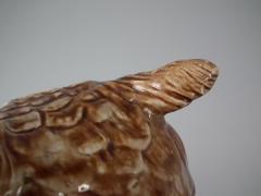  Brown Westhead Moore Co Brown Westhead Moore Majolica Owl Figure - 1763855