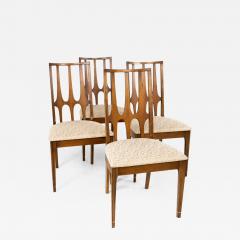  Broyhill Brasilia Broyhill Brasilia Brutalist Mid Century Walnut Dining Chairs Set of 4 - 1818751