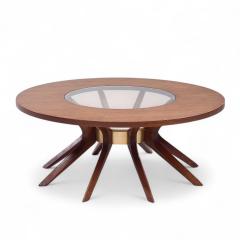  Broyhill Brasilia Broyhill Brasilia Mid Century Cathedral Walnut Coffee Table - 4261100