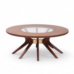  Broyhill Brasilia Broyhill Brasilia Mid Century Cathedral Walnut Coffee Table - 4261101