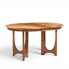  Broyhill Brasilia Broyhill Brasilia Mid Century Dining Table with 1 Leaf - 4615484
