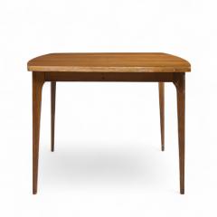  Broyhill Brasilia Broyhill Brasilia Mid Century Expanding Walnut Dining Table with 3 Leaves - 4347209