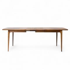  Broyhill Brasilia Broyhill Brasilia Mid Century Expanding Walnut Dining Table with 3 Leaves - 4347211