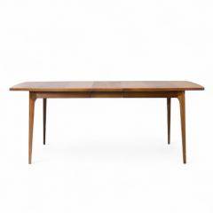  Broyhill Brasilia Broyhill Brasilia Mid Century Expanding Walnut Dining Table with 3 Leaves - 4347213