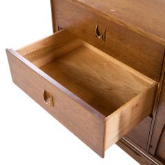  Broyhill Brasilia Broyhill Brasilia Mid Century Walnut 9 Drawer Lowboy Dresser - 4312605